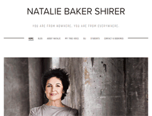Tablet Screenshot of natalie-baker-shirer.com